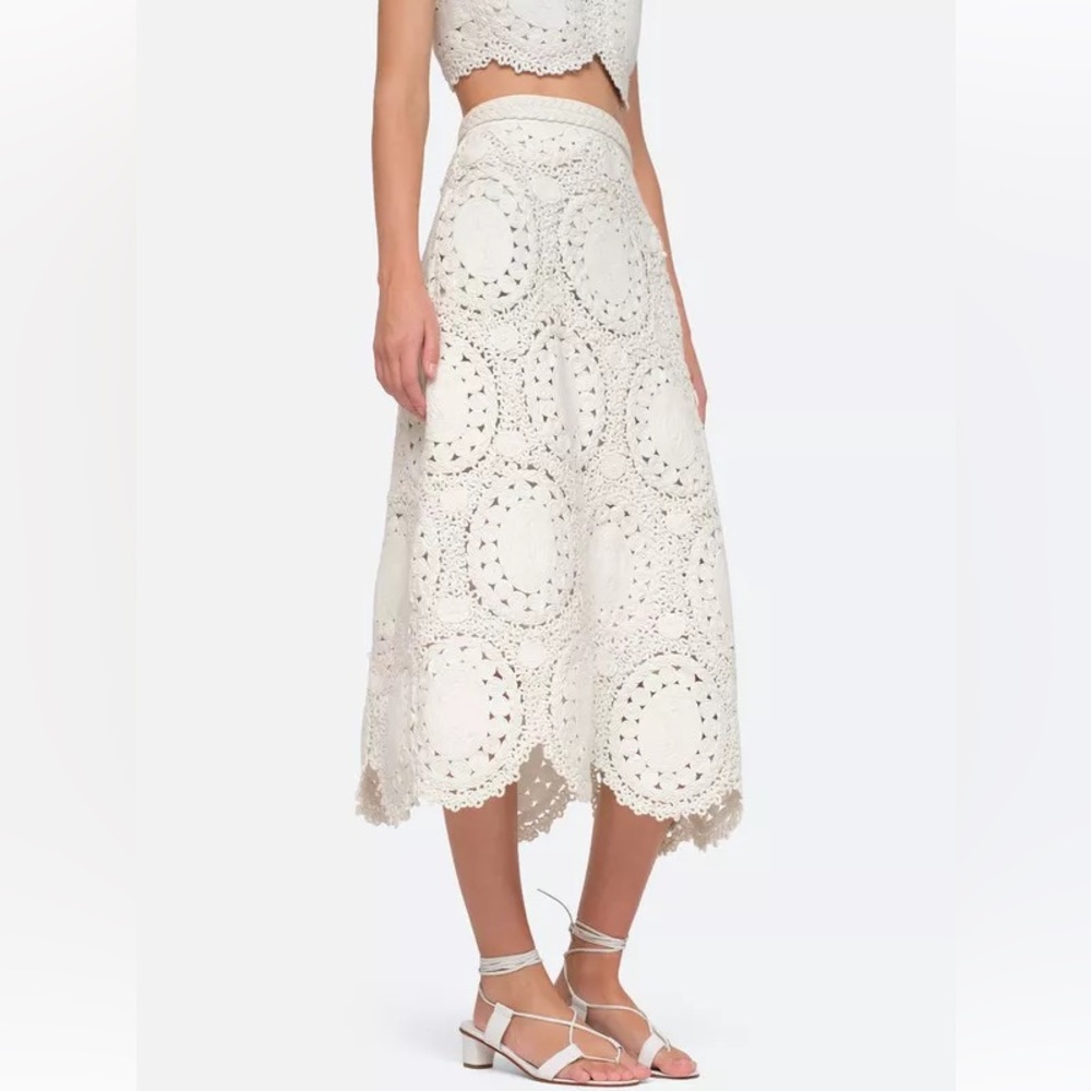 NWT - Sea NY - Camila Skirt - White - 4